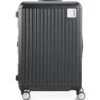 American Tourister Lockation Medium 65cm Hardside Suitcase Black 45739