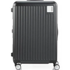 American Tourister Lockation Medium 65cm Hardside Suitcase Black 45739