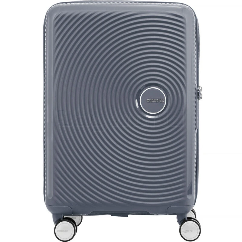 American Tourister Curio 2 Small/Cabin 55cm Hardside Suitcase Stone Blue 45138 1 American Tourister Curio 2 Small/Cabin 55cm Hardside Suitcase Stone Blue 45138