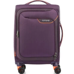 American Tourister Applite 4 Eco Small/Cabin 55cm Softside Suitcase Purple 45822