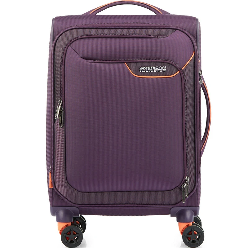 American Tourister Applite 4 Eco Small/Cabin 55cm Softside Suitcase Purple 45822 1 American Tourister Applite 4 Eco Small/Cabin 55cm Softside Suitcase Purple 45822