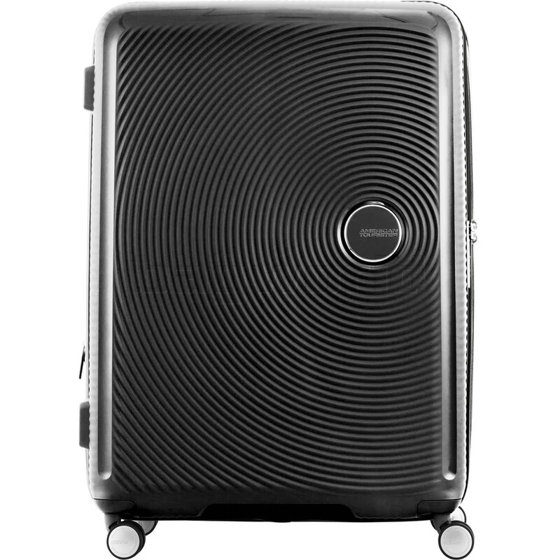 American Tourister Curio 2 Hardside Suitcase Set Of 3 Black 45138, 45139, 45140 With FREE Worldwide USB Charging Adaptor 86350 2 American Tourister Curio 2 Hardside Suitcase Set Of 3 Black 45138, 45139, 45140 With FREE Worldwide USB Charging Adaptor 86350 - Image 2