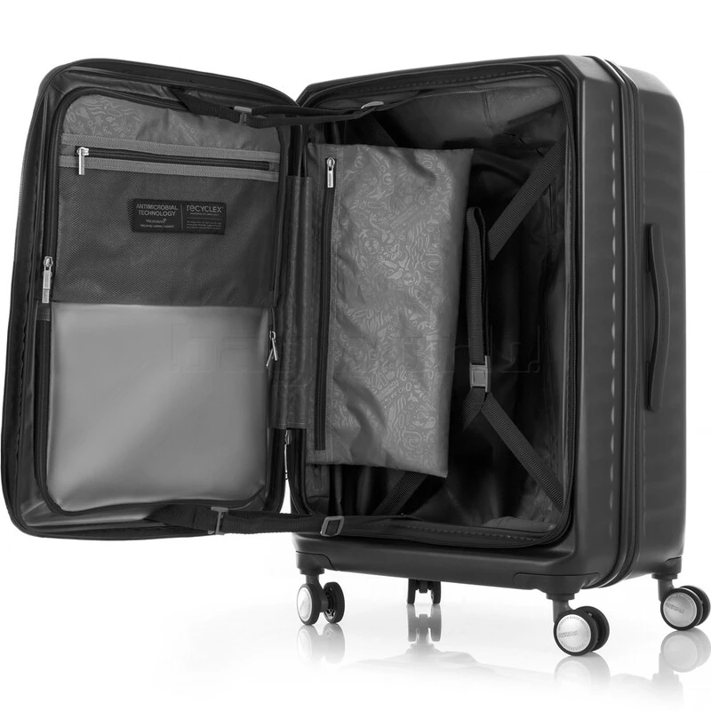 American Tourister Frontec Large 79cm Hardside Suitcase Jet Black 43508 5 American Tourister Frontec Large 79cm Hardside Suitcase Jet Black 43508 - Image 5