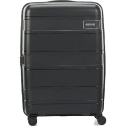 American Tourister Light Max Medium 69cm Hardside Suitcase Black 48199