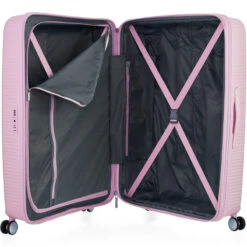 American Tourister Curio 2 Large 80cm Hardside Suitcase Fresh Pink 45140 -Travel Storage Shop lrg 1380