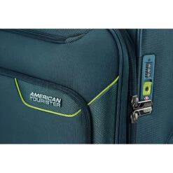 American Tourister Applite 4 Eco Softside Suitcase Set Of 3 Varsity 45822, 45823, 45824 With FREE Worldwide USB Charging Adaptor 86350 -Travel Storage Shop lrg 1404