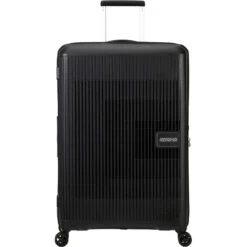 American Tourister Aerostep Large 77cm Hardside Suitcase Black 46821