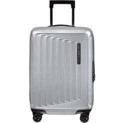 Samsonite Nuon Small/Cabin 55cm Hardside Suitcase Matt Silver 34399