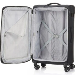 Samsonite City Rhythm Medium 71cm Softside Suitcase Black 36825 -Travel Storage Shop lrg 1440