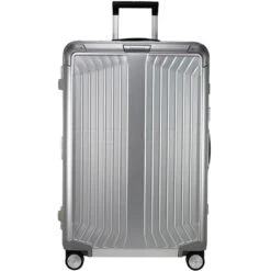 Samsonite Lite-Box ALU Hardside Suitcase Set Of 3 Aluminium 22705, 22706, 22707 With FREE Worldwide USB Charging Adaptor 86350