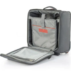American Tourister Applite 4 Eco Underseater 14.1" Laptop/Tablet Small/Cabin 43cm Softside Suitcase Grey 45825 -Travel Storage Shop lrg 1517