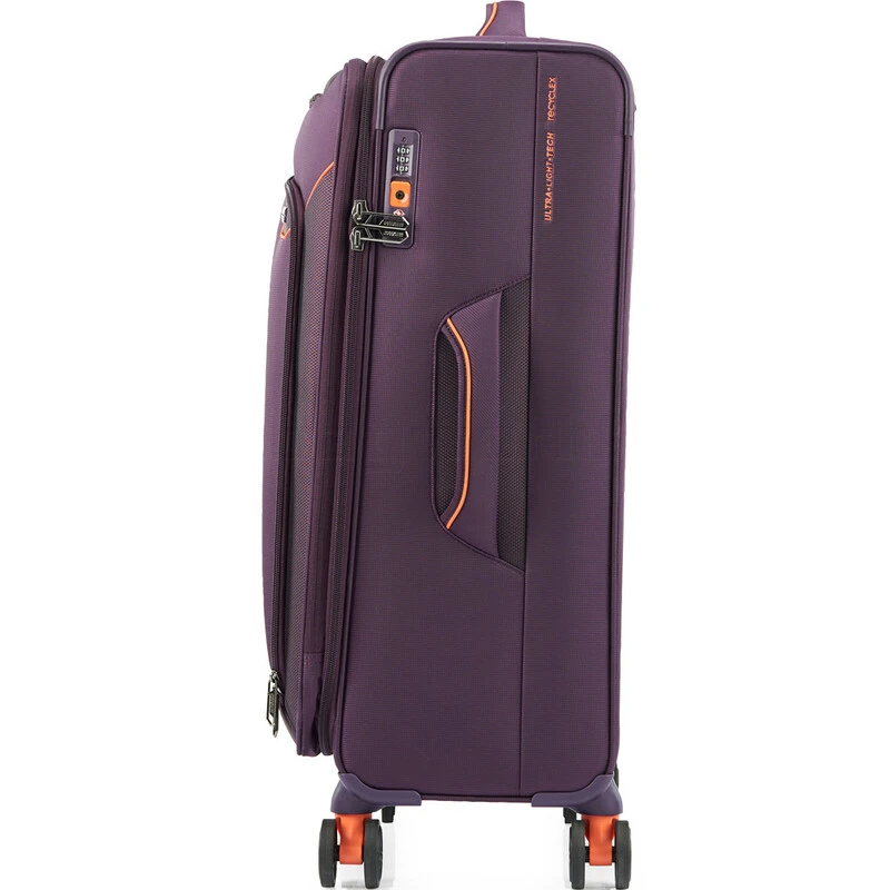 American Tourister Applite 4 Eco Medium 71cm Softside Suitcase Purple 45823 3 American Tourister Applite 4 Eco Medium 71cm Softside Suitcase Purple 45823 - Image 3