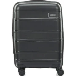 American Tourister Light Max Small/Cabin 55cm Hardside Suitcase Black 48198