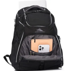 High Sierra Access 3.0 Eco RFID Blocking 16" Laptop & Tablet Backpack Black 45729 -Travel Storage Shop lrg 164
