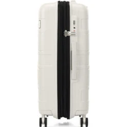 American Tourister Light Max Medium 69cm Hardside Suitcase Off White 48199 -Travel Storage Shop lrg 1659
