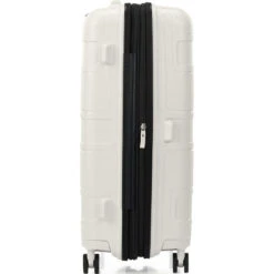 American Tourister Light Max Medium 69cm Hardside Suitcase Off White 48199 -Travel Storage Shop lrg 1660