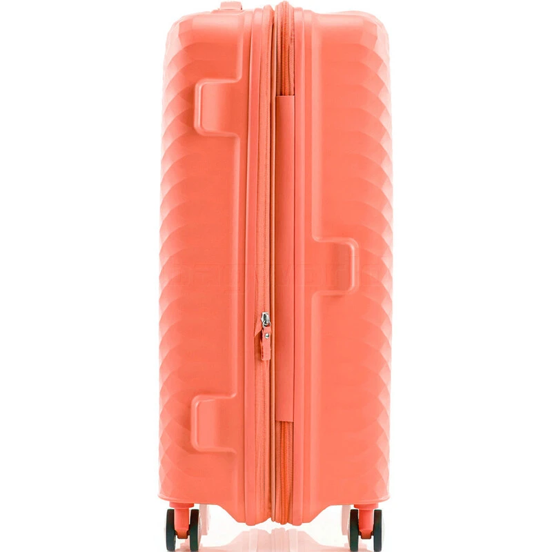 American Tourister Squasem Medium 66cm Hardside Suitcase Bright Coral 45746 4 American Tourister Squasem Medium 66cm Hardside Suitcase Bright Coral 45746 - Image 4