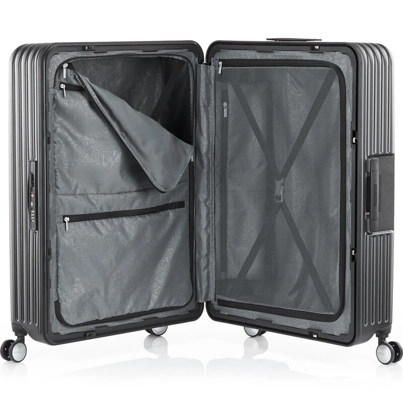 American Tourister Lockation Hardside Suitcase Set Of 3 Black 45738, 45739, 45741 With FREE Worldwide USB Charging Adaptor 86350 5 American Tourister Lockation Hardside Suitcase Set Of 3 Black 45738, 45739, 45741 With FREE Worldwide USB Charging Adaptor 86350 - Image 5