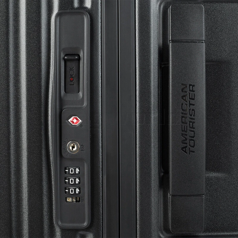 American Tourister Lockation Hardside Suitcase Set Of 3 Black 45738, 45739, 45741 With FREE Worldwide USB Charging Adaptor 86350 6 American Tourister Lockation Hardside Suitcase Set Of 3 Black 45738, 45739, 45741 With FREE Worldwide USB Charging Adaptor 86350 - Image 6