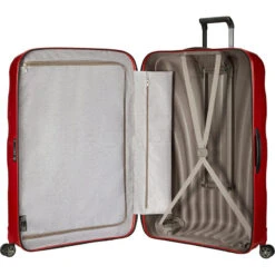 Samsonite C-Lite Extra Large 81cm Hardside Suitcase Chilli Red 22862 -Travel Storage Shop lrg 1733