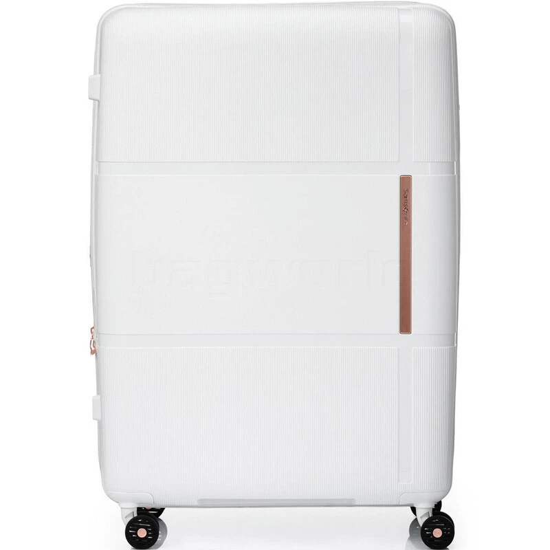 Samsonite Interlace Hardside Suitcase Set Of 3 White 45813, 45815, 15816 With FREE Worldwide USB Charging Adaptor 86350 2 Samsonite Interlace Hardside Suitcase Set Of 3 White 45813, 45815, 15816 With FREE Worldwide USB Charging Adaptor 86350 - Image 2