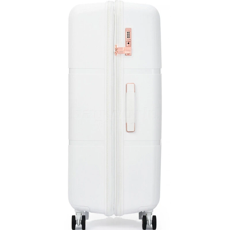 Samsonite Interlace Hardside Suitcase Set Of 3 White 45813, 45815, 15816 With FREE Worldwide USB Charging Adaptor 86350 3 Samsonite Interlace Hardside Suitcase Set Of 3 White 45813, 45815, 15816 With FREE Worldwide USB Charging Adaptor 86350 - Image 3