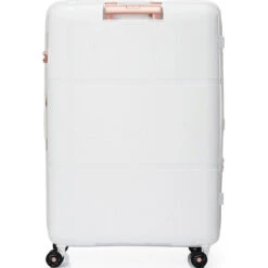 Samsonite Interlace Extra Large 81cm Hardcase Suitcase White 15816
