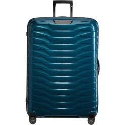 Samsonite Proxis Hardside Suitcase Set Of 3 Petrol Blue 26035, 26042, 26043 With FREE Worldwide USB Charging Adaptor 86350
