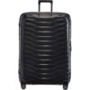 Samsonite Proxis Hardside Suitcase Set Of 3 Black 26035, 26042, 26043 With FREE Worldwide USB Charging Adaptor 86350