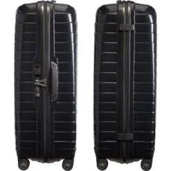 Samsonite Proxis Hardside Suitcase Set Of 3 Black 26035, 26042, 26043 With FREE Worldwide USB Charging Adaptor 86350 -Travel Storage Shop lrg 1820