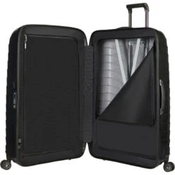 Samsonite Proxis Extra Large 81cm Hardside Suitcase Black 26043 -Travel Storage Shop lrg 1827