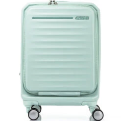 American Tourister Frontec Small/Cabin 14.1” Laptop 54cm Hardside Suitcase Mint 43505