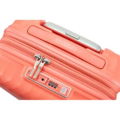 American Tourister Squasem Small/Cabin 55cm Hardside Suitcase Bright Coral 45745 -Travel Storage Shop lrg 1865