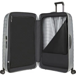 Samsonite Proxis Extra Large 81cm Hardside Suitcase Silver 26043 -Travel Storage Shop lrg 1875