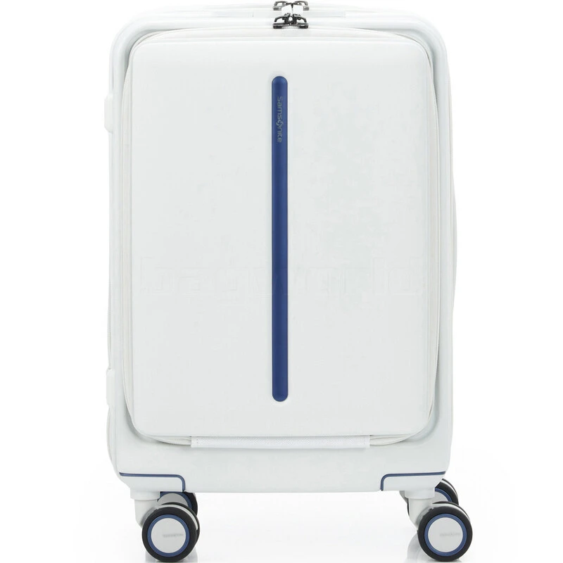 Samsonite Beamix 15.6" Laptop & Tablet Small/Cabin 55cm Front Pocket SORPLAS Hardside Suitcase White 47132 1 Samsonite Beamix 15.6" Laptop & Tablet Small/Cabin 55cm Front Pocket SORPLAS Hardside Suitcase White 47132