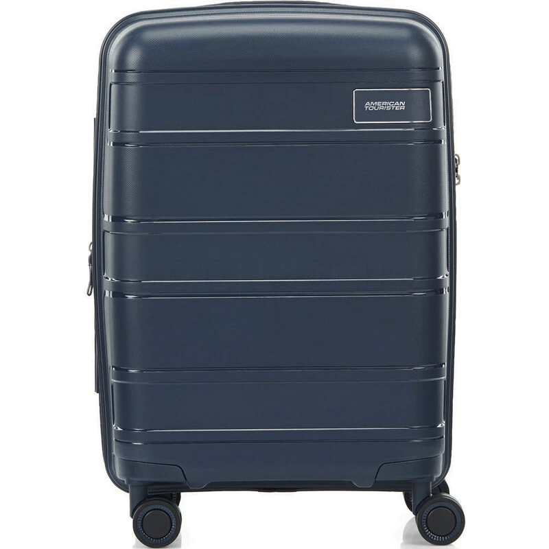 American Tourister Light Max Small/Cabin 55cm Hardside Suitcase Navy 48198 1 American Tourister Light Max Small/Cabin 55cm Hardside Suitcase Navy 48198