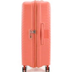 American Tourister Squasem Hardside Suitcase Set Of 3 Bright Coral 45745, 45746, 45747 With FREE Worldwide USB Charging Adaptor 86350 -Travel Storage Shop lrg 1939