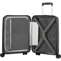 American Tourister Sunside Small/Cabin 55cm Hardside Suitcase Black 14140 -Travel Storage Shop lrg 1959