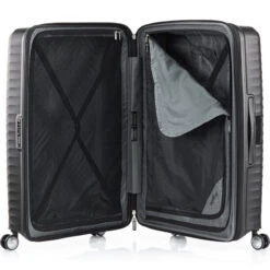 American Tourister Squasem Large 75cm Hardside Suitcase Black 45747 -Travel Storage Shop lrg 2037