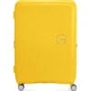 American Tourister Curio 2 Hardside Suitcase Set Of 3 Golden Yellow 45138, 45139, 45140 With FREE Worldwide USB Charging Adaptor 86350