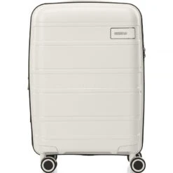 American Tourister Light Max Small/Cabin 55cm Hardside Suitcase Off White 48198