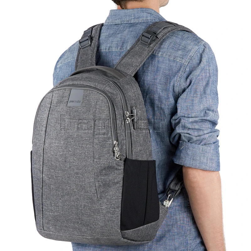 Pacsafe Metrosafe LS350 Anti-Theft 13.3" Laptop 15L Backpack Tweed 30430 5 Pacsafe Metrosafe LS350 Anti-Theft 13.3" Laptop 15L Backpack Tweed 30430 - Image 5
