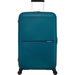 American Tourister Airconic Hardside Suitcase Set Of 3 Deep Ocean 28186, 28187, 28188 With FREE Worldwide USB Charging Adaptor 86350