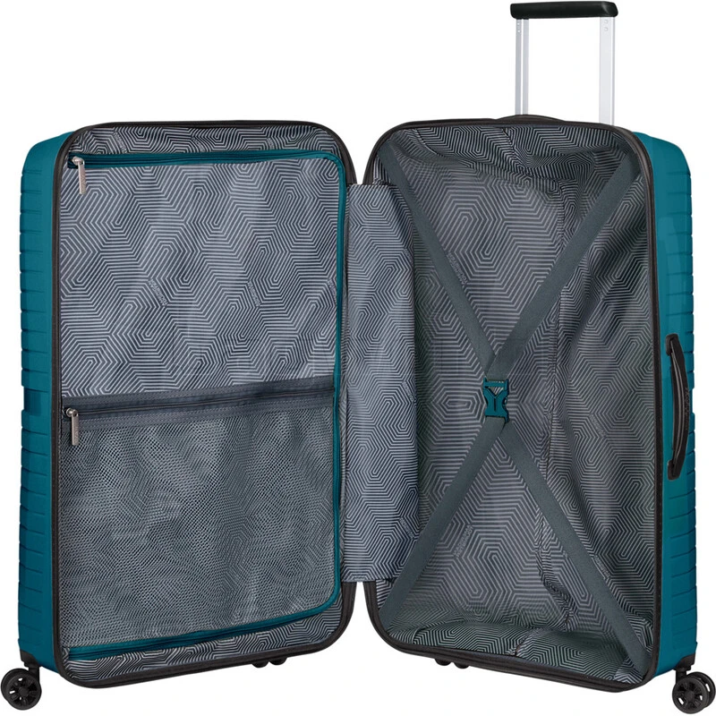 American Tourister Airconic Hardside Suitcase Set Of 3 Deep Ocean 28186, 28187, 28188 With FREE Worldwide USB Charging Adaptor 86350 5 American Tourister Airconic Hardside Suitcase Set Of 3 Deep Ocean 28186, 28187, 28188 With FREE Worldwide USB Charging Adaptor 86350 - Image 5