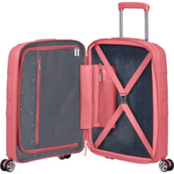 American Tourister Starvibe Small/Cabin 55cm Hardside Suitcase Sun Kissed Coral 46370 -Travel Storage Shop lrg 2150