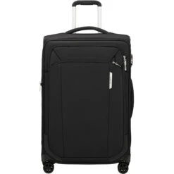 Samsonite Respark Medium 67cm Softside Suitcase Ozone Black 43330