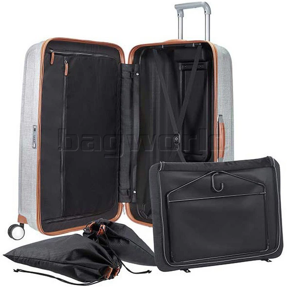 Samsonite Lite-Cube Deluxe Large 76cm Hardside Suitcase Aluminium 61244 2 Samsonite Lite-Cube Deluxe Large 76cm Hardside Suitcase Aluminium 61244 - Image 2