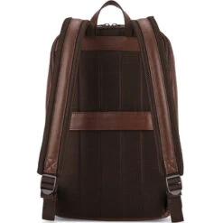 Samsonite Classic Leather 14.1" Laptop & Tablet Slim Backpack Mahogany 26036