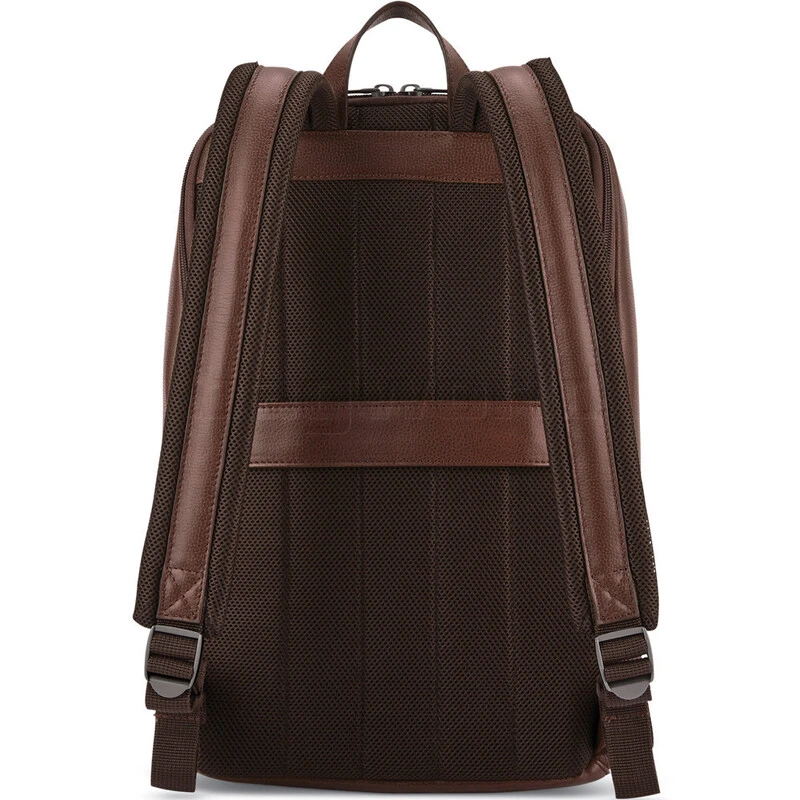 Samsonite Classic Leather 14.1" Laptop & Tablet Slim Backpack Mahogany 26036 1 Samsonite Classic Leather 14.1" Laptop & Tablet Slim Backpack Mahogany 26036