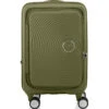 American Tourister Curio Book Opening Small/Cabin 55cm Hardside Suitcase Khaki 48232